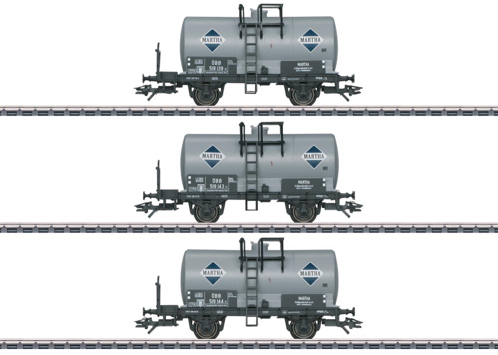 Kesselwagen-Set Martha ÖBB