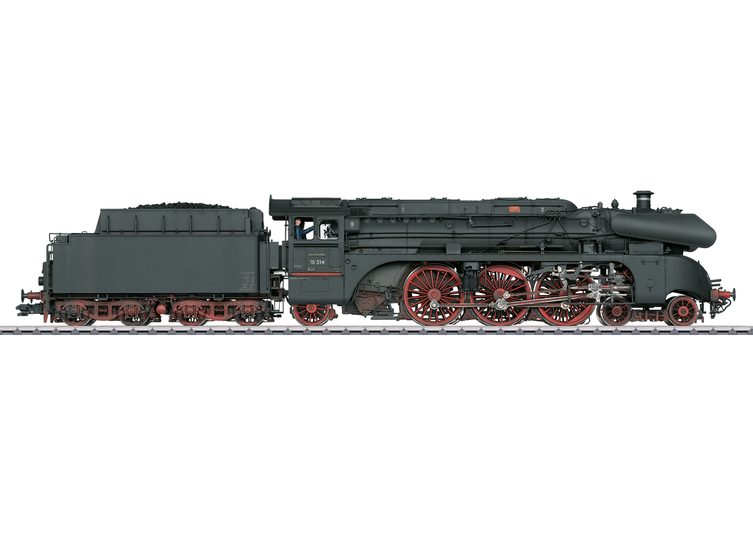 Dampflok BR 18 DR gealtert by Becasse