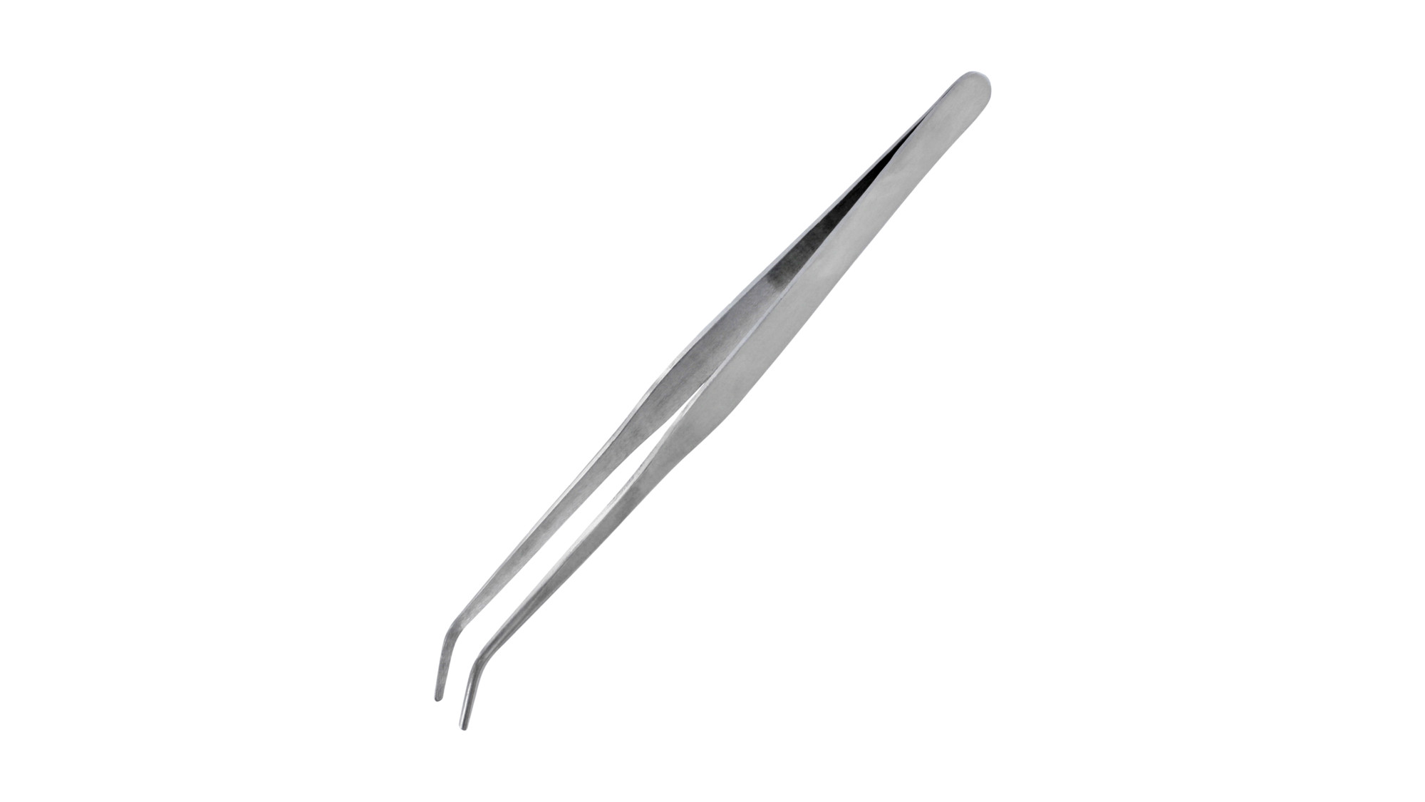 Präzisions-Pinzette, gebogen