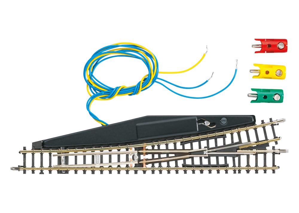 El. Weiche links r490 mm