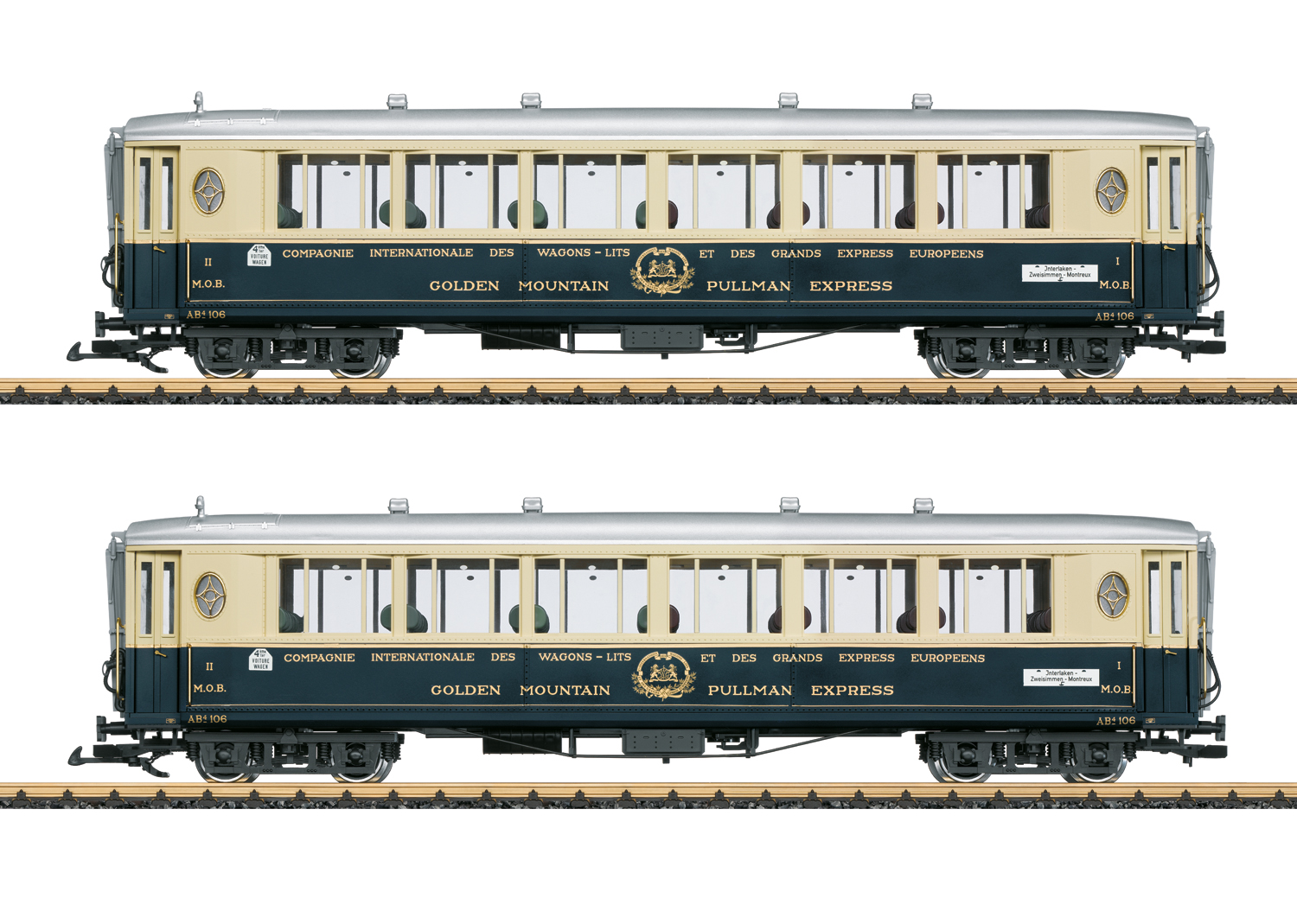 Personenwagen-Set 2 Golden Mountain Pullman Express