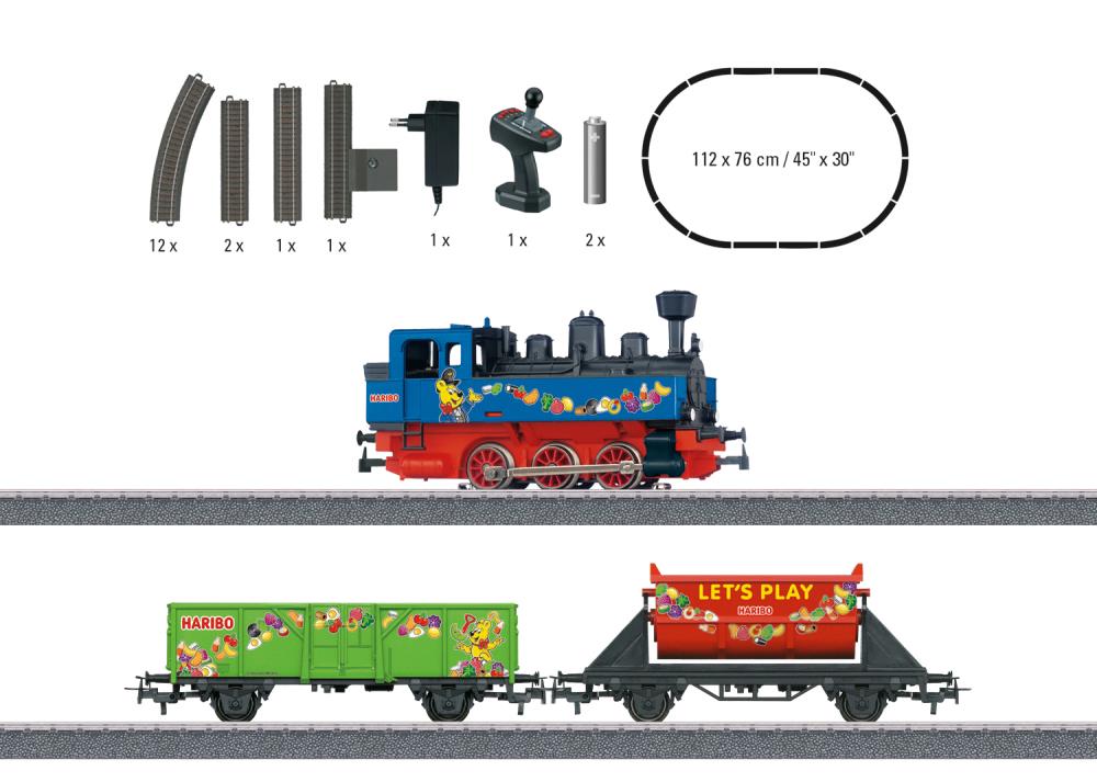 Startpackung Haribo Zug