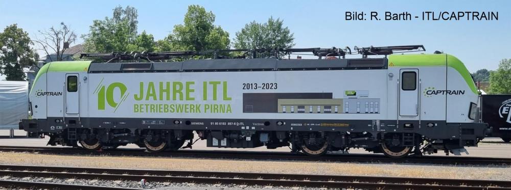 E-Lok 'Vectron' 193 897-6, ITL-CAPTRAIN, Ep.VI '25 Jahre ITL