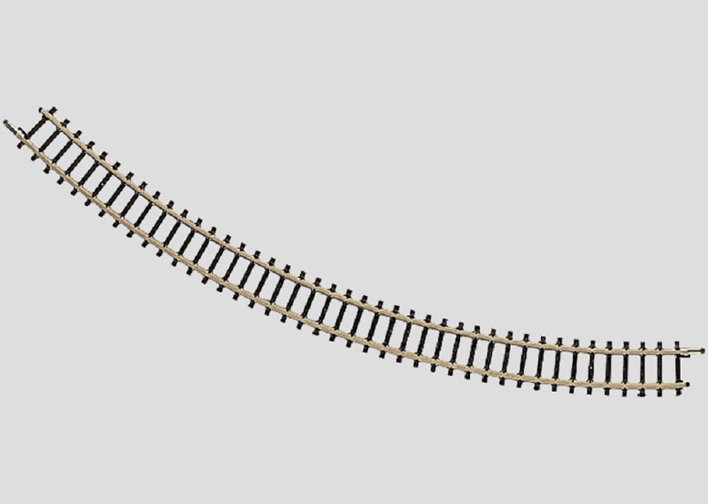 Gleis geb. r195 mm, 45 Gr.