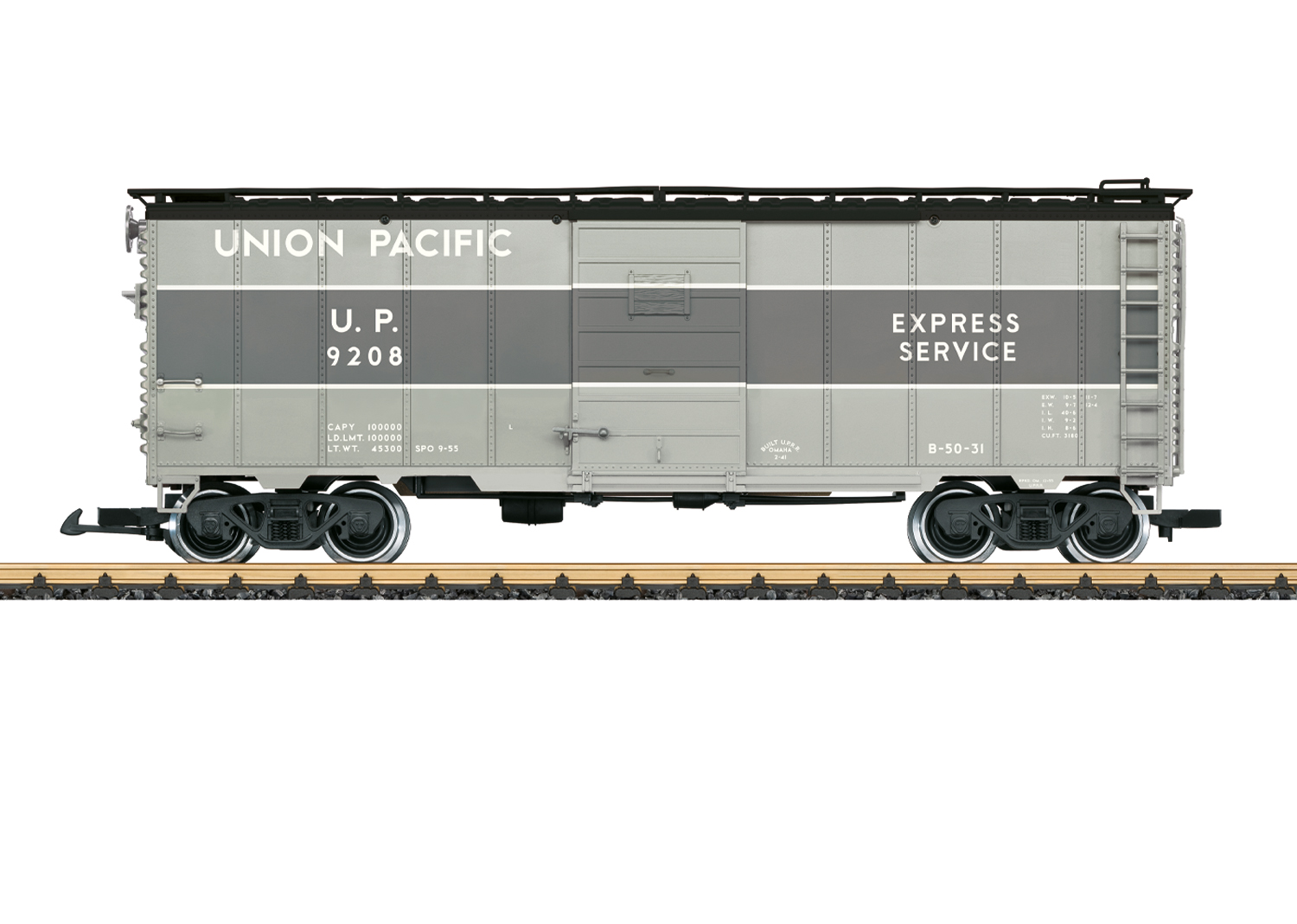Express Service Steel Box Car UP