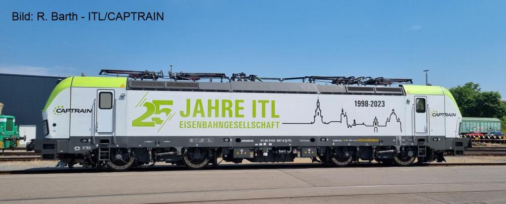 E-Lok 'Vectron' 193 897-6, ITL-CAPTRAIN, Ep.VI '25 Jahre ITL