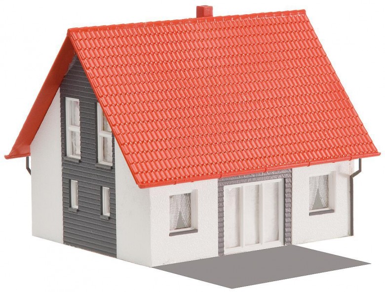 Einfamilienhaus, grau