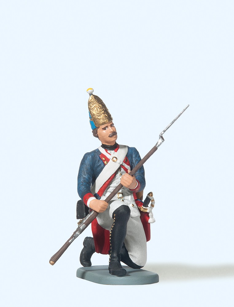 Grenadier kniend, mit Gewehr