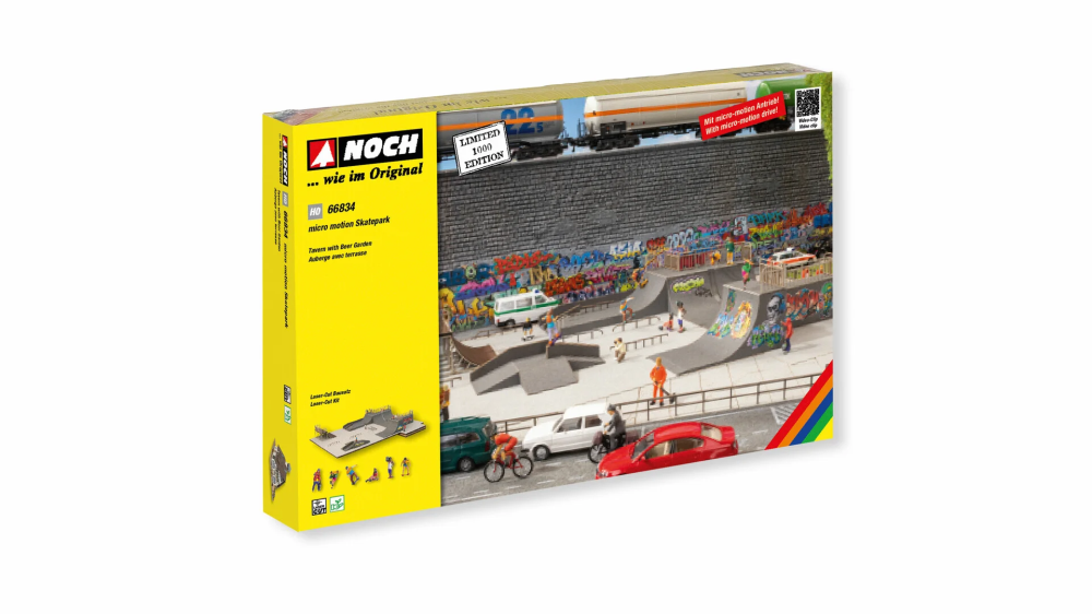 H0 micro-motion Skatepark